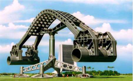 Jacque Fresco - DESIGNING THE FUTURE - Automated Tunnel Assembling Machine